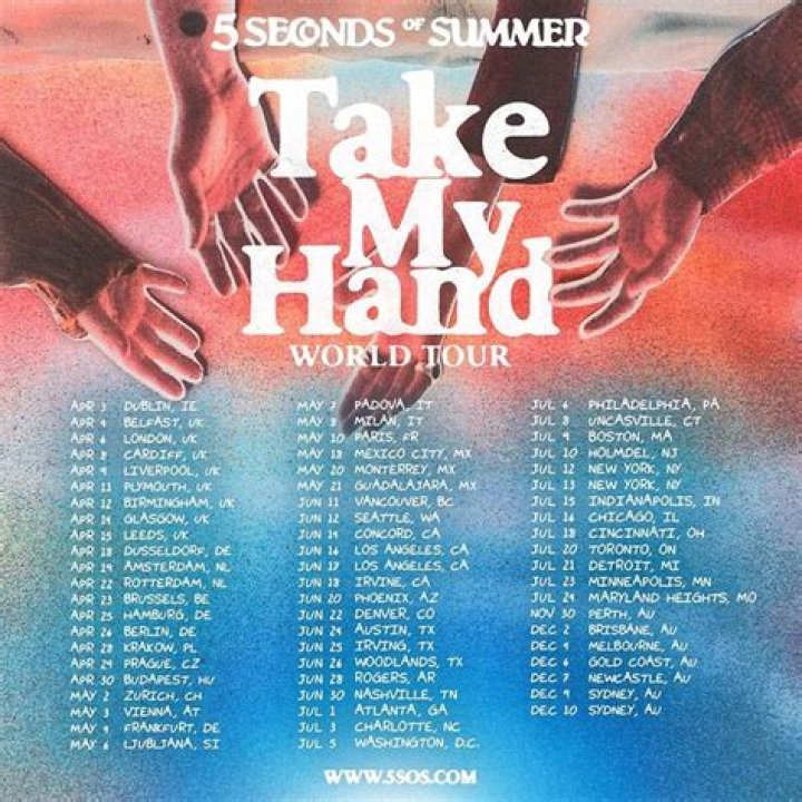 5 Seconds of Summer Announces Their “Take My Hand World Tour” – Celeb Secrets