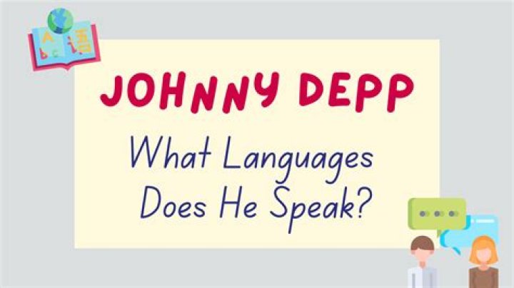 Does Johnny Depp Speak Spanish?