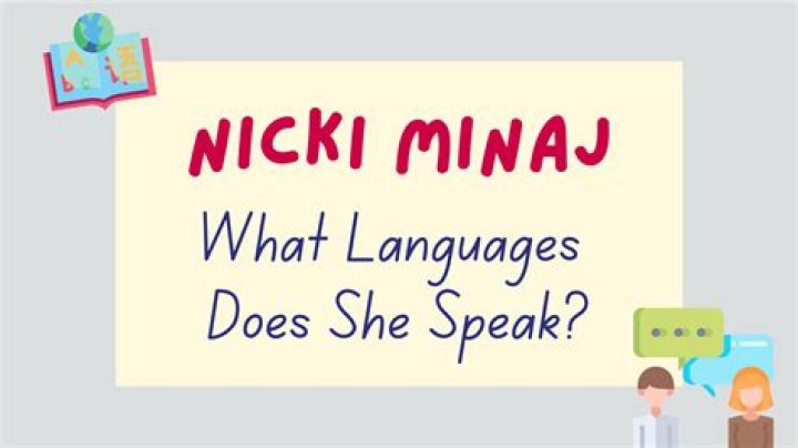 Does Nicki Minaj Speak Spanish?