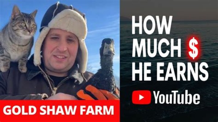 Gold Shaw Farm net worth, income and estimated earnings of Youtuber channel