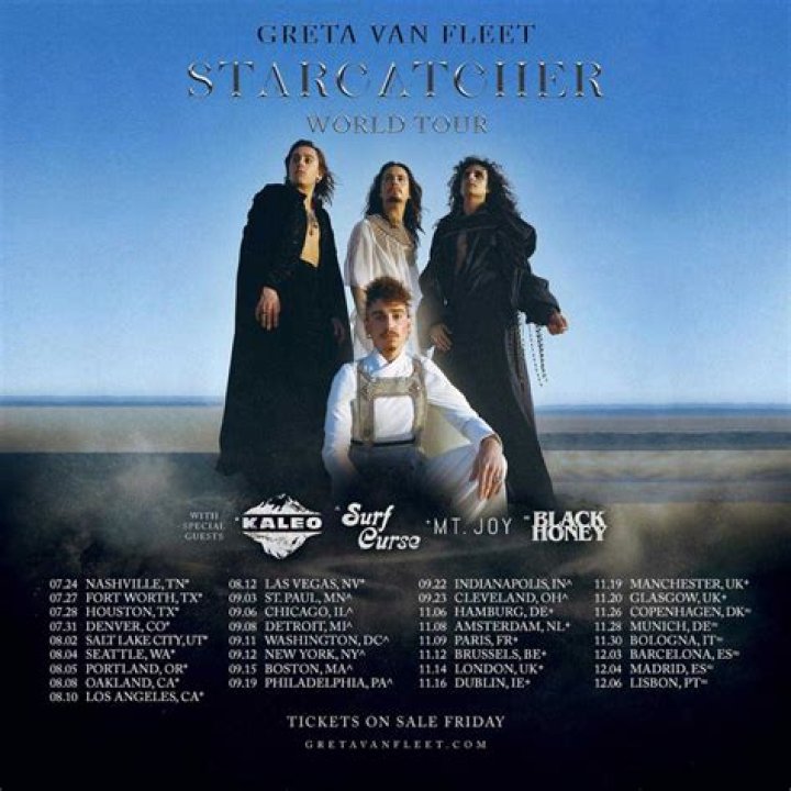 Greta Van Fleet Announce The Starcatcher World Tour
