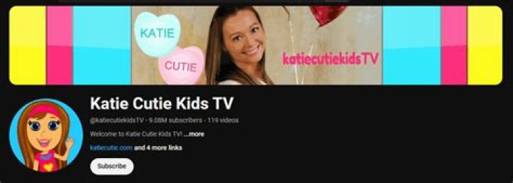 Katie Cutie Kids TV video statistics