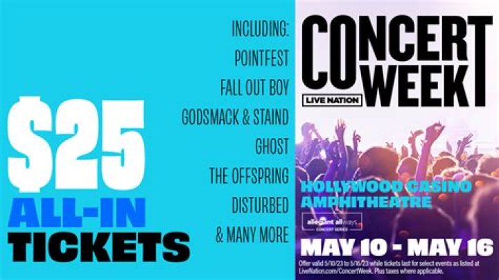 Live Nation Announces The Return Of Concert Week