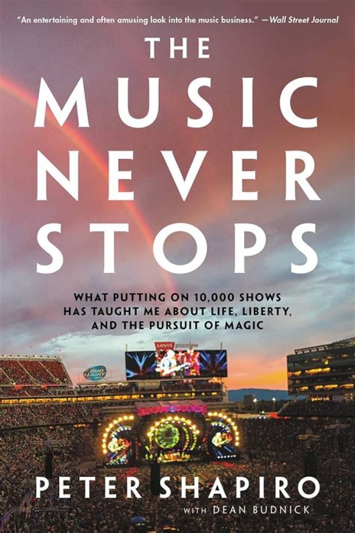 Promoter Peter Shapiro Pens A New Book, The Music Never Stops: What Putting on 10,000 Shows Has Taught Me About Life, Liberty, and the Pursuit of Magic