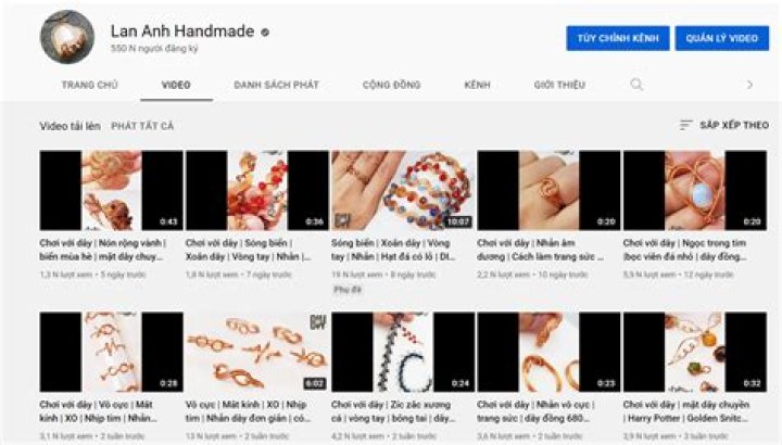 Similar Youtubers to Lan Anh Handmade